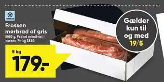 Bilka Frossen mørbrad af gris 5 kg tilbud