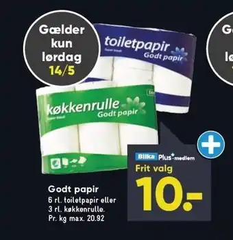 Godt Papir - Bilka Plus-medlem