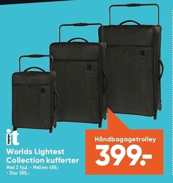 Worlds Lightest Collection kufferter
