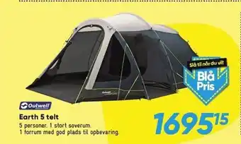 Bilka Earth 5 telt tilbud