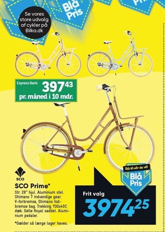 Bilka SCO Prime tilbud