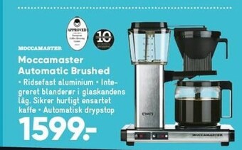 Bilka Moccamaster Automatic Brushed tilbud