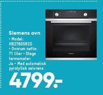 Bilka Siemens ovn tilbud