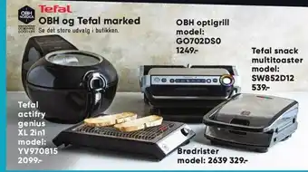 Bilka OBH og Tefal marked tilbud