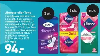 Bilka Libresse el. Tena tilbud