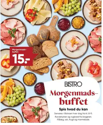 Bilka Morgenmadsbuffet BISTRO tilbud