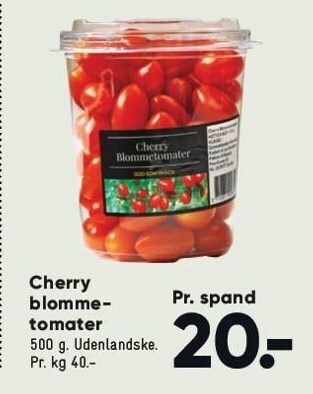 Bilka Cherry blommetomater tilbud