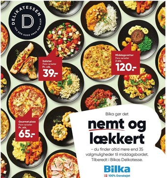Bilka Middagsretter 2 stk. tilbud