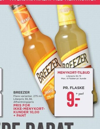 MENY Breezer tilbud