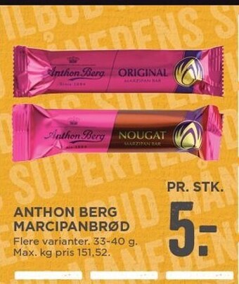 MENY Anthon Berg marcipanbrød tilbud