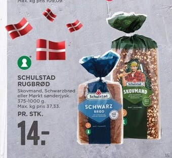 MENY Schulstad rugbrød tilbud