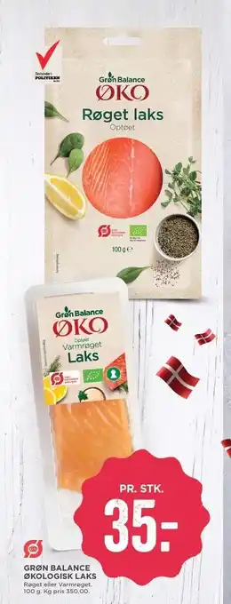 MENY Grøn Balance øko laks tilbud