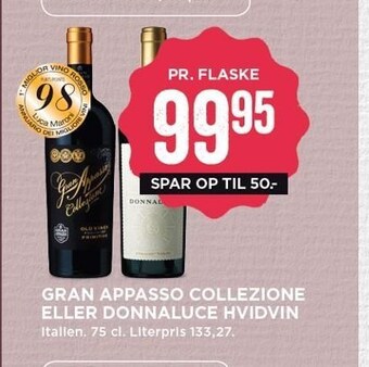 Gran Appasso Collezione el. Donnaluce hvidvin