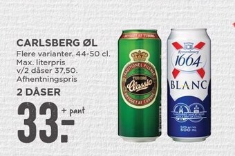 MENY Carlsberg øl tilbud