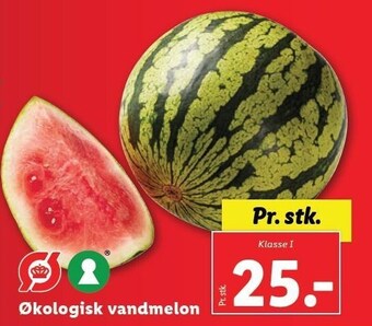Lidl Økologisk vandmelon tilbud