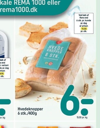 REMA 1000 Hvedeknopper tilbud