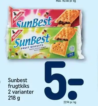 REMA 1000 Sunbest frugtkiks tilbud