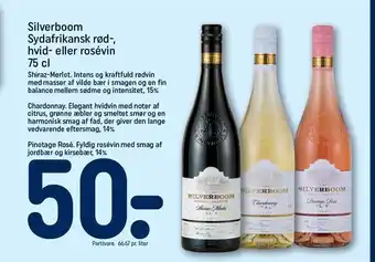 REMA 1000 Silverboom, sydafrikansk hvid.el rosevin tilbud