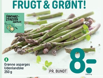 REMA 1000 Grønne asparges udenlandske tilbud