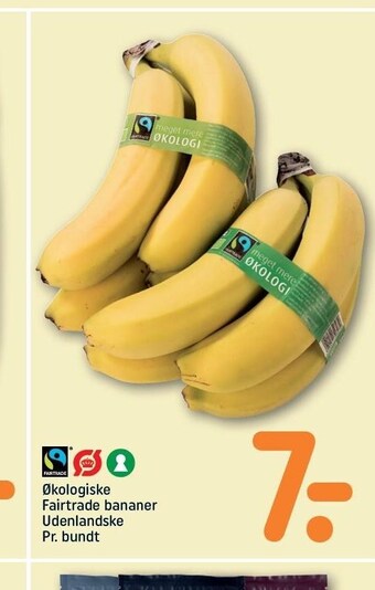 REMA 1000 Økologiske Fairtrade bananer tilbud
