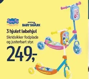 3 hjulet løbehjul