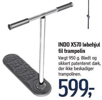 Føtex INDO X570 løbehjul til trampolin tilbud
