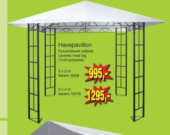 Harald Nyborg Havepavillon tilbud