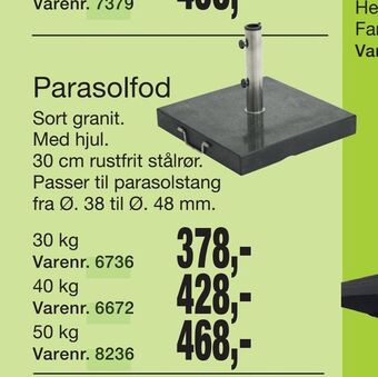 Harald Nyborg Parasolfod tilbud