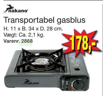 Harald Nyborg Transportabel gasblus tilbud