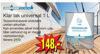 Harald Nyborg Klar lak universal 1 L tilbud