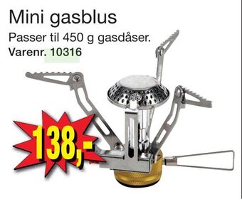 Harald Nyborg Mini gasblus tilbud