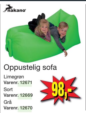 Harald Nyborg Oppustelig sofa tilbud