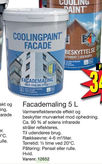 Harald Nyborg Facademaling 5 L tilbud