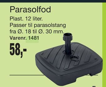 Harald Nyborg Parasolfod tilbud