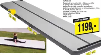 Harald Nyborg Airtrack 15 x 100 x 400 cm 70008 tilbud