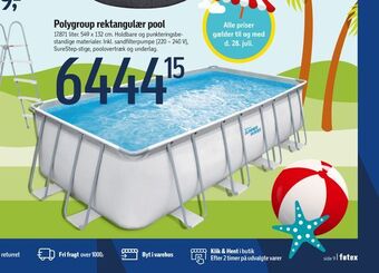Føtex Polygroup rektangulær pool tilbud