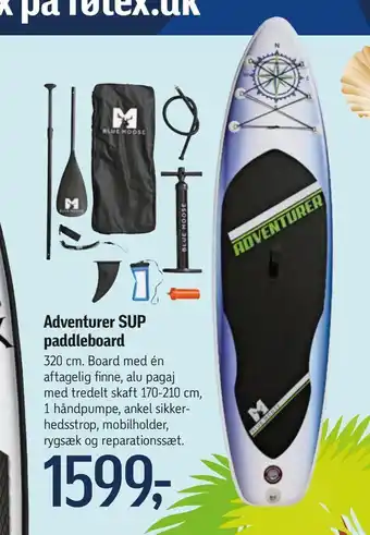 Føtex Adventurer SUP paddleboard tilbud