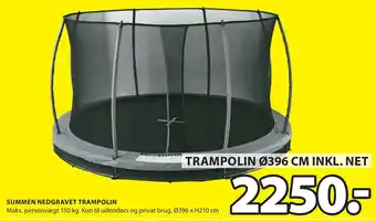 Summen Nedgravet Trampolin
