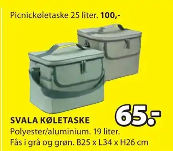 JYSK Svala Køletaske 19L tilbud