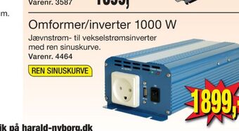 Harald Nyborg Branford omformer/inverter tilbud