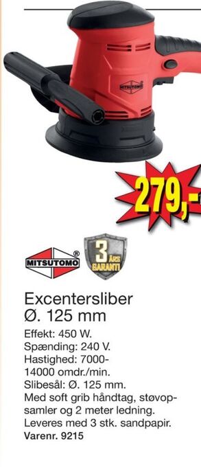 Harald Nyborg Mitsutomo excentersliber tilbud