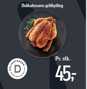 Føtex Delikatessens grillkylling tilbud