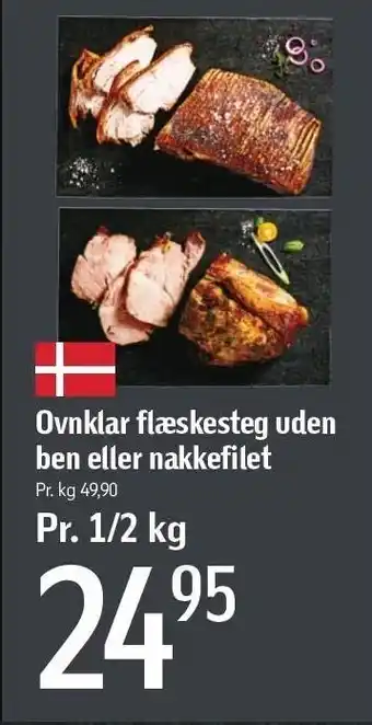 Føtex Ovnklar flæskesteg uden ben eller nakkefilet tilbud