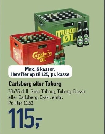 Føtex Carlsberg eller tuborg tilbud