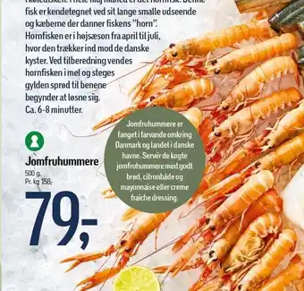 Jomfruhummere 500g
