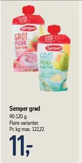 Semper grød - Flere varianter