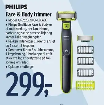 Føtex Face & Body trimmer tilbud
