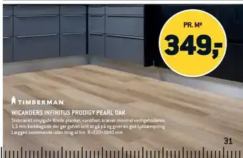 XL-BYG Wicanders infinitus prodigy pearl oak tilbud
