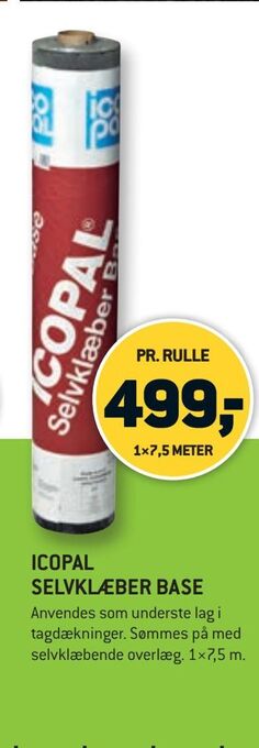 XL-BYG Icopal selvklæber base tilbud