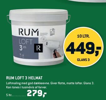 XL-BYG Rum loft 3 helmat tilbud